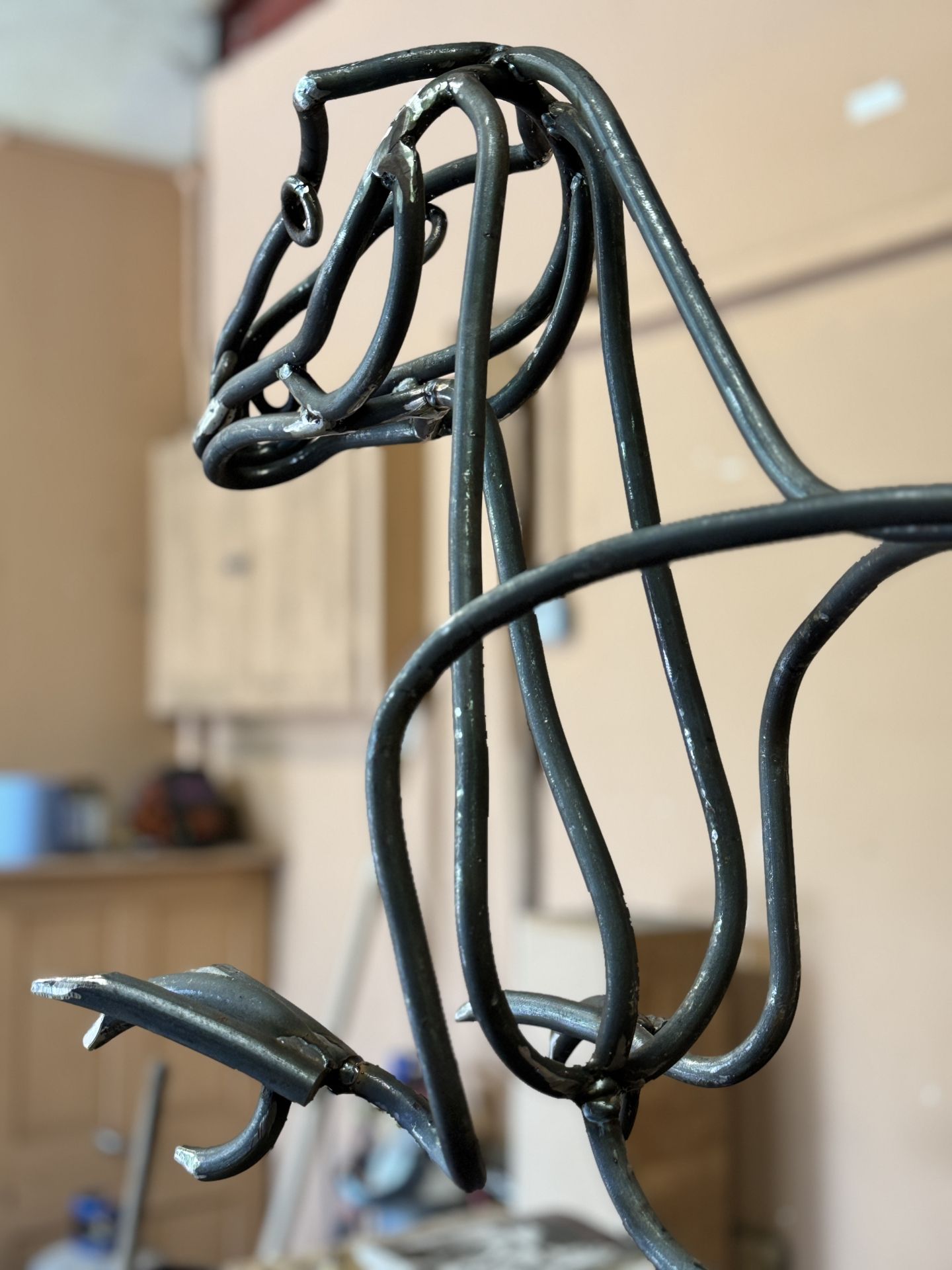 Allan poxton dinosaur sulpture cockington court 59